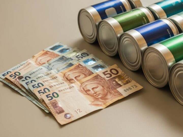 Quantas latinhas da 50 reais? Veja o cálculo, peso e preços