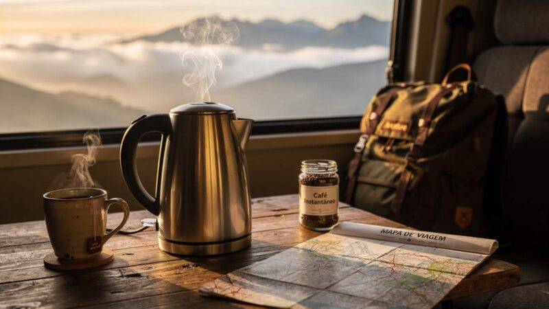 Como a função de uma chaleira elétrica pode salvar sua próxima viagem